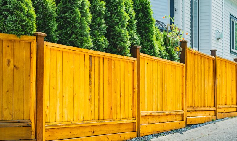Treated Fence Installation